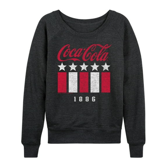 Coca-Cola - 1886 Stars Stripes - Women's Lightweight French Terry Long Sleeve Shirt