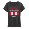 thumbnail image 1 of Coca-Cola - 1886 Stars Stripes - Womens Short Sleeve Graphic T-Shirt, 1 of 5