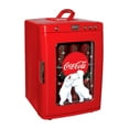 thumbnail image 1 of Coca-Cola Polar Bear 28 Can Cooler/Warmer 12V DC 110V AC Mini Fridge Red, 1 of 9
