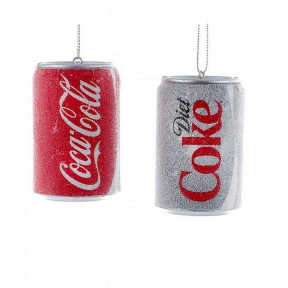 Coca-Cola 831544 Coca-Cola Can Christmas Ornaments Pack