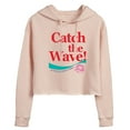 thumbnail image 1 of Coca-Cola - 90's Retro - Catch the Wave - Juniors Cropped Pullover Hoodie, 1 of 5