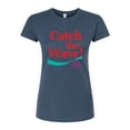 thumbnail image 1 of Coca-Cola - 90's Retro - Catch the Wave - Juniors Fitted Graphic T-Shirt, 1 of 5