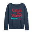 thumbnail image 1 of Coca-Cola - 90's Retro - Catch the Wave - Women's Lightweight French Terry Long Sleeve Shirt, 1 of 5