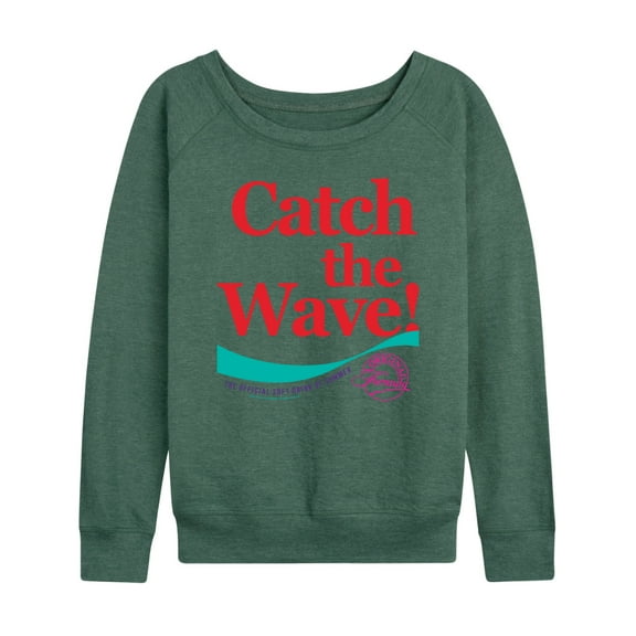Coca-Cola - 90's Retro - Catch the Wave - Women's Lightweight French Terry Long Sleeve Shirt
