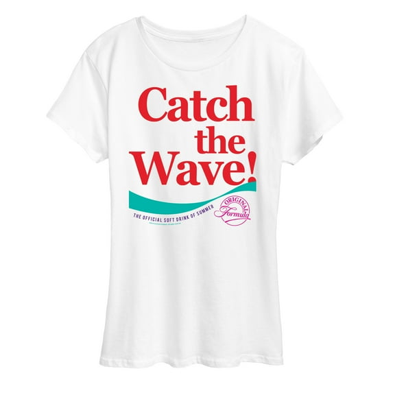 Coca-Cola - 90's Retro - Catch the Wave - Women's Short Sleeve Graphic T-Shirt