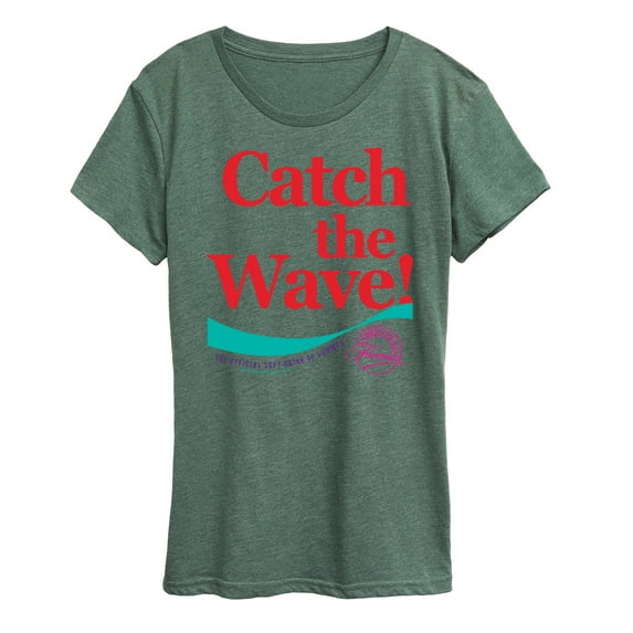 Coca-Cola - 90's Retro - Catch the Wave - Women's Short Sleeve Graphic T-Shirt