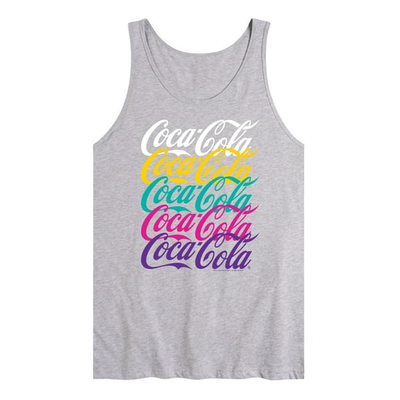 Coca-Cola - 90's Retro Logo Stacked - Men's Jersey Tank Top