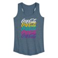 thumbnail image 1 of Coca-Cola - 90's Retro Logo Stacked - Women's Racerback Tank Top, 1 of 4