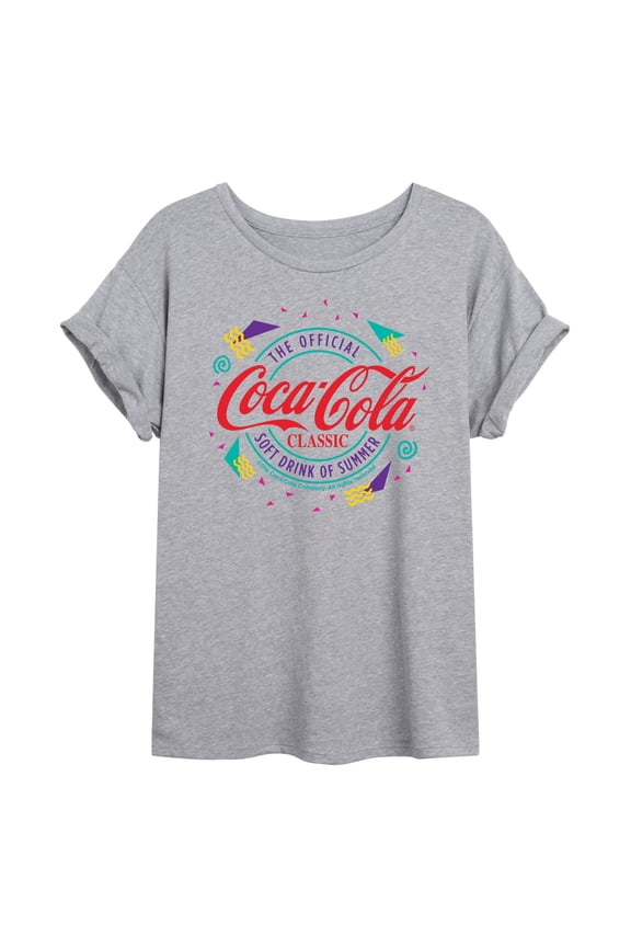 - 90's Retro Original Logo - Juniors Ideal Flowy Muscle T-Shirt