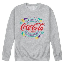 Men s Coca Cola Surge Logo Pull Over Hoodie Black Medium Walmart