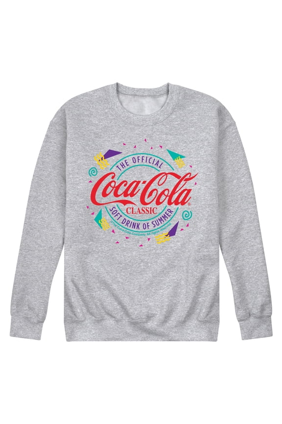 - 90's Retro Original Logo - Men's Crew Neck Fleece Pullover