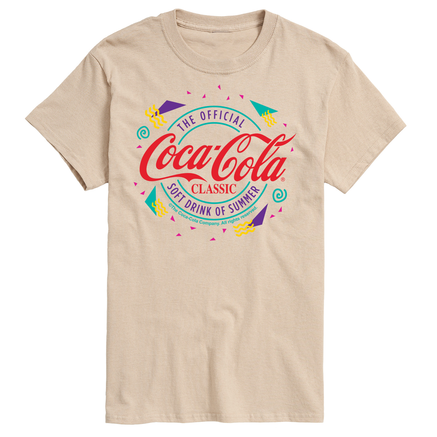 Coca-Cola - 90's Retro Original Logo - Men's Short Sleeve Graphic T-Shirt