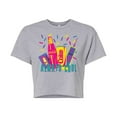 thumbnail image 1 of Coca-Cola - 90's Retro Style - Always Cool - Juniors Cropped Cotton Blend T-Shirt, 1 of 4
