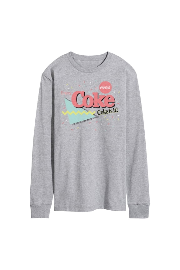 - 90's Retro Style - Coke Is It - Men's Long Sleeve T-Shirt