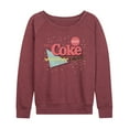 thumbnail image 1 of Coca-Cola - 90's Retro Style - Coke Is It - Women's Lightweight French Terry Long Sleeve Shirt, 1 of 5