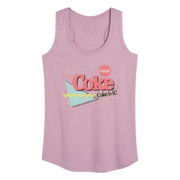Coca-Cola - 90's Retro Style - Coke Is It - Women's Racerback Tank Top
