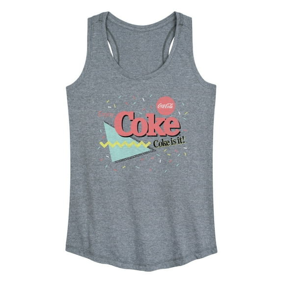 Coca-Cola - 90's Retro Style - Coke Is It - Women's Racerback Tank Top