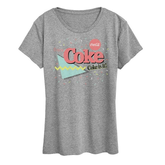 Coca-Cola - 90's Retro Style - Coke Is It - Women's Short Sleeve Graphic T-Shirt