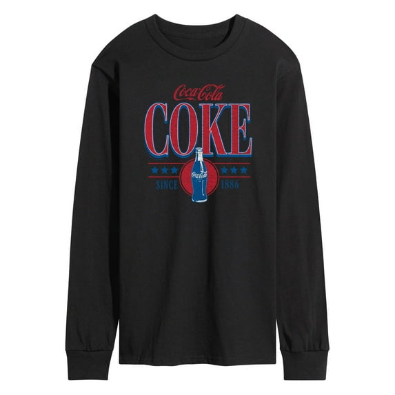 Coca-Cola - 90s Coke Collegiate Design - Men's Long Sleeve T-Shirt