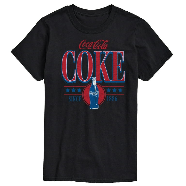 Coca-Cola 90s Coke Collegiate Design Men's Short Sleeve
