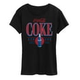 thumbnail image 1 of Coca-Cola - 90s Coke Collegiate Design  - Women's Short Sleeve Graphic T-Shirt, 1 of 5