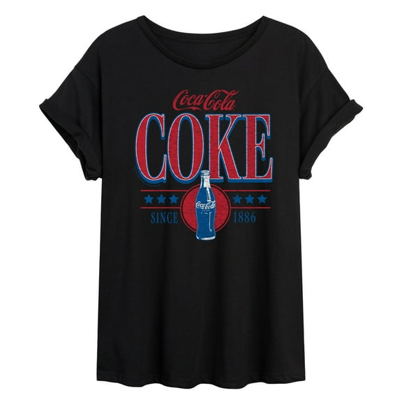 Coca-Cola - 90s Coke Collegiate - Women's Oversized T-Shirt
