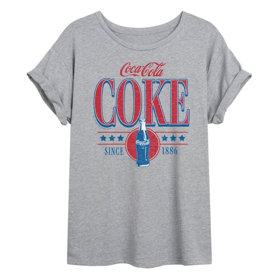 Coca-Cola - 90s Coke Collegiate - Women's Oversized T-Shirt