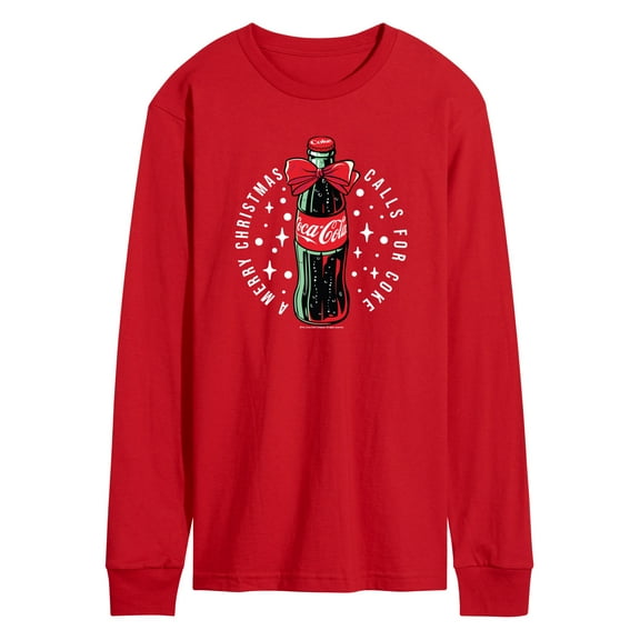 Coca-Cola - A Merry Christmas Calls for Coke - Men's Long Sleeve Graphic T-shirt