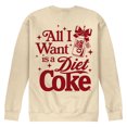 thumbnail image 1 of Coca-Cola - All I Need Is Diet Coke Men's Graphic Fleece Sweatshirt, 1 of 4