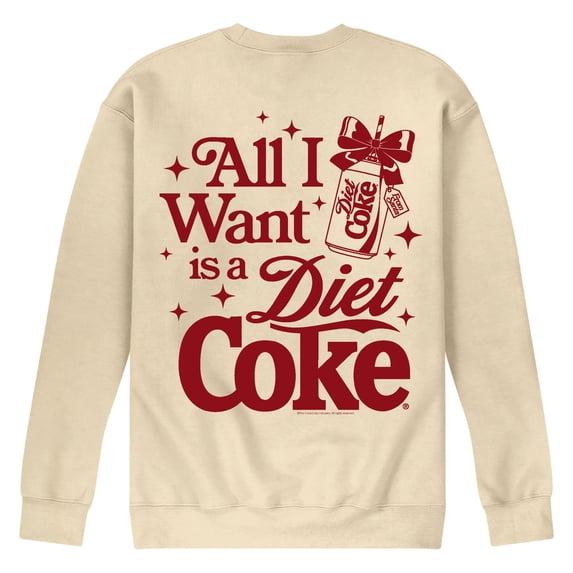 Coca-Cola - All I Need Is Diet Coke Men's Graphic Fleece Sweatshirt