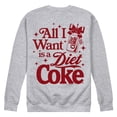 thumbnail image 1 of Coca-Cola - All I Need Is Diet Coke Men's Graphic Fleece Sweatshirt, 1 of 4
