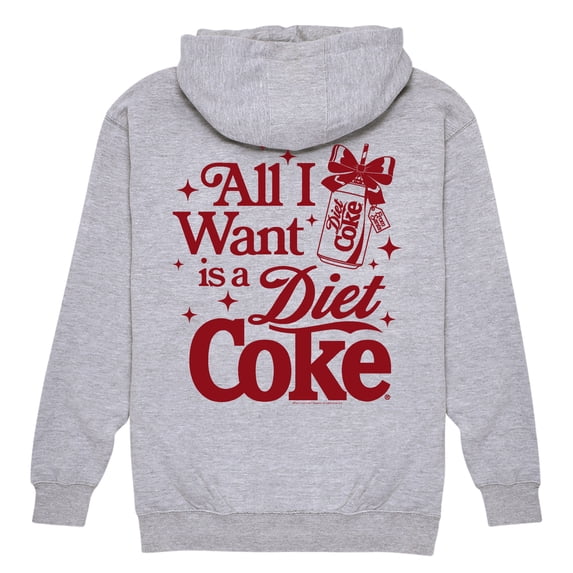 Coca-Cola - All I Need Is Diet Coke Men's Graphic Fleece Pullover Hoodie