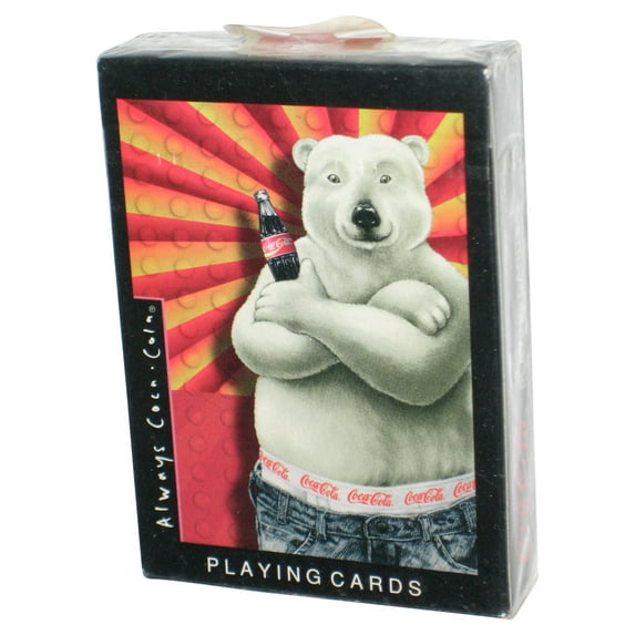 Coca-Cola Always (1997) Polar Bear Playing Cards