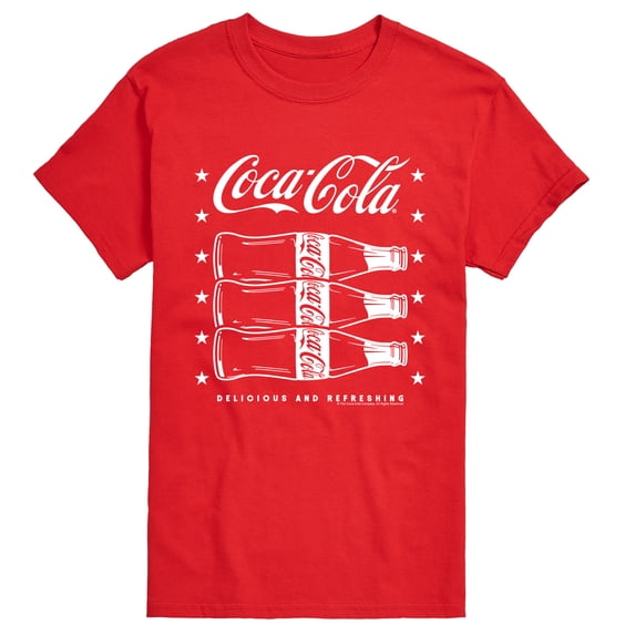 Coca-Cola - Americana Bottles Men's Short Sleeve Graphic T-Shirt