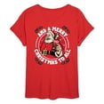 thumbnail image 1 of Coca-Cola - And A Merry Christmas To All Coke - Women's Oversized Graphic T-Shirt, 1 of 4
