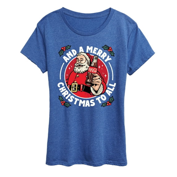 Coca-Cola - And A Merry Christmas To All Coke - Women's Short Sleeve Graphic T-Shirt