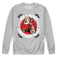 thumbnail image 1 of Coca-Cola - And a Merry Christmas to All - Men's Long Sleeve Crew Fleece Sweatshirt, 1 of 4