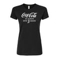 thumbnail image 1 of Coca-Cola - As Always Five Cents - Juniors Fitted Graphic T-Shirt, 1 of 5