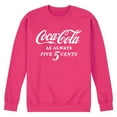 thumbnail image 1 of Coca-Cola - As Always Five Cents - Men's Crew Neck Fleece Pullover, 1 of 4