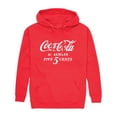 thumbnail image 1 of Coca-Cola - As Always Five Cents - Men's Fleece Pullover Hoodie, 1 of 5