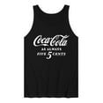 thumbnail image 1 of Coca-Cola - As Always Five Cents - Men's Jersey Tank Top, 1 of 5