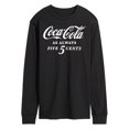 thumbnail image 1 of Coca-Cola - As Always Five Cents - Men's Long Sleeve T-Shirt, 1 of 5