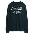 thumbnail image 1 of Coca-Cola - As Always Five Cents - Men's Long Sleeve T-Shirt, 1 of 5