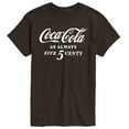 thumbnail image 1 of Coca-Cola - As Always Five Cents - Men's Short Sleeve Graphic T-Shirt, 1 of 4
