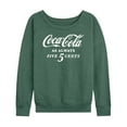 thumbnail image 1 of Coca-Cola - As Always Five Cents  - Women's Lightweight French Terry Long Sleeve Shirt, 1 of 5