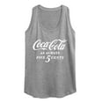 thumbnail image 1 of Coca-Cola - As Always Five Cents  - Women's Racerback Tank Top, 1 of 5