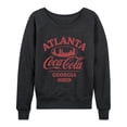 thumbnail image 1 of Coca-Cola - Atlanta - Women's French Terry Long Sleeve Pullover, 1 of 4