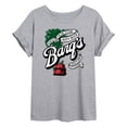 thumbnail image 1 of Coca-Cola - Barq's Logo - Juniors Oversized Graphic T-Shirt, 1 of 4