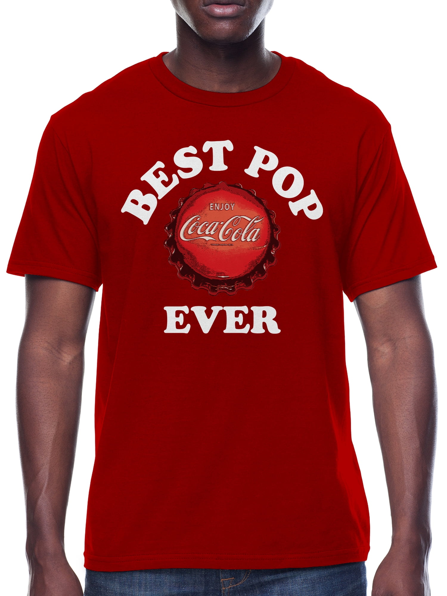 Coca Cola Best Pop Apparel, Men's Graphic Crew Neck T-Shirt, Sizes S-3XL (Men's Big & Tall)