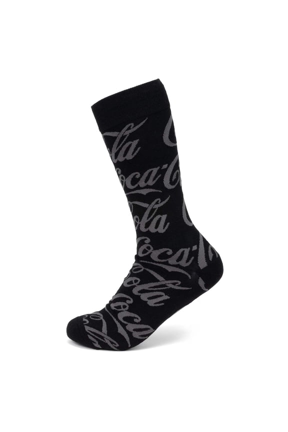Black Logo Dress Socks